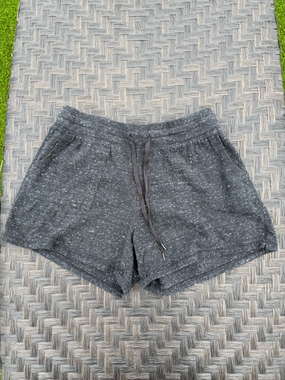 Athletic Works Dark Gray Speckled Women's Shorts